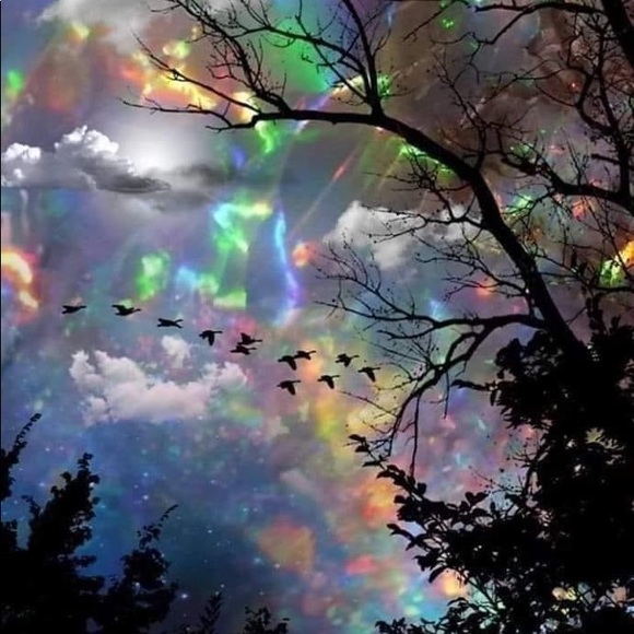 Opal Ring 70s Design 9ct Gold Thick Band - Picture 9 of 12